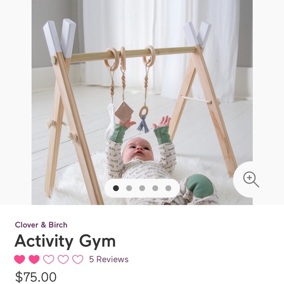 Clover & Birch | Neutral Minimalist Activity Gym - Picture 5 of 6